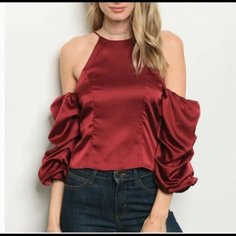 Solaris Style Top Ruffle Sleeve - Picture 1 of 5